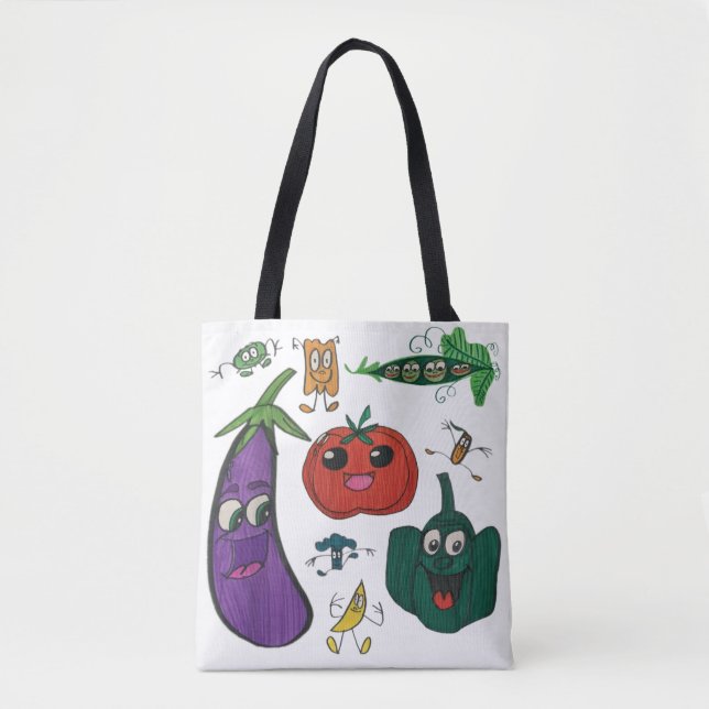Tote Bag Fin gourmet Fourre-tout de conception de JMC (Devant)