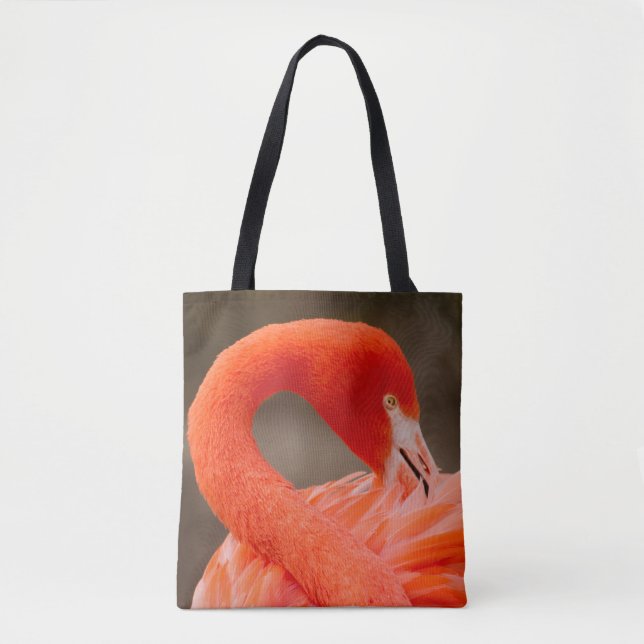 Tote Bag flamant des Caraïbes (Devant)