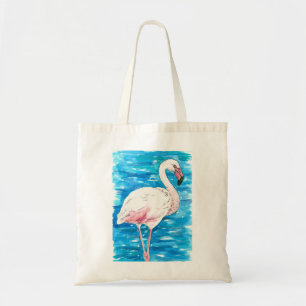 Tote Bag flamant rose