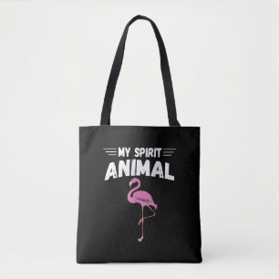 Tote Bag Flamant rose Hommes Femmes Enfants Mon esprit Anim