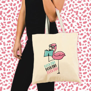 Tote Bag Flamant rose Lover du livre