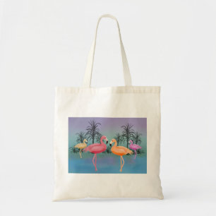 Tote Bag Flamants roses fabuleux