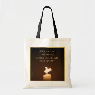 Tote Bag flamme de bougie de cochon volant