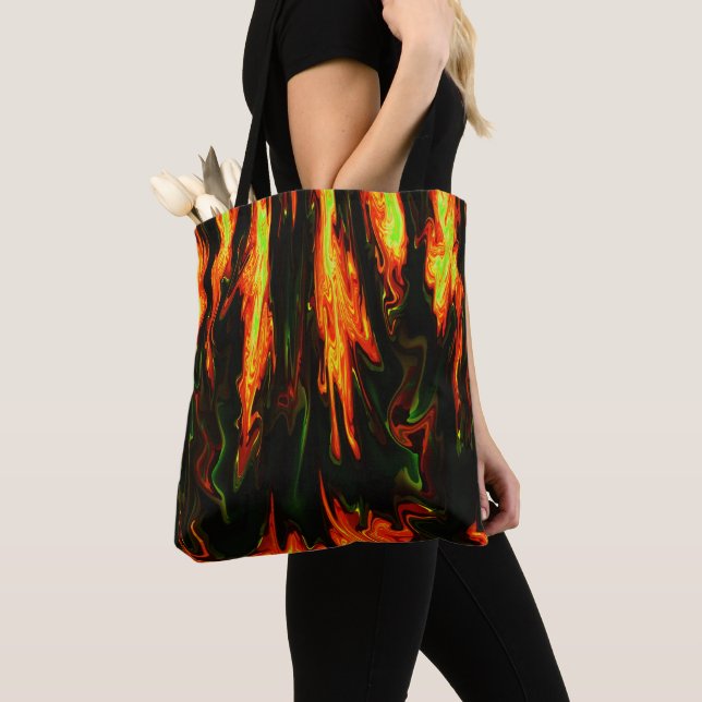 Tote Bag Flammes de lave..... (De près)