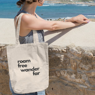 Tote Bag Flânerie sans fil Voyager loin Inspiration Voyage