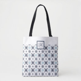 Tote Bag Flèche de neige monographique personnalisée