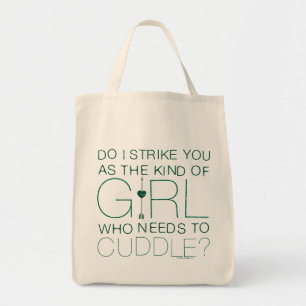 Tote Bag Flèche le genre de fille qui doit caresser ?