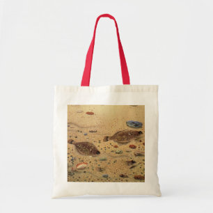 Tote Bag Flets ou poissons plats, vie marine vintage océan