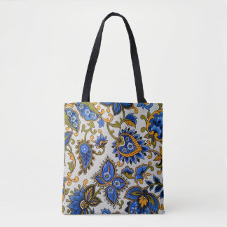 Tote Bag Fleur Bleue