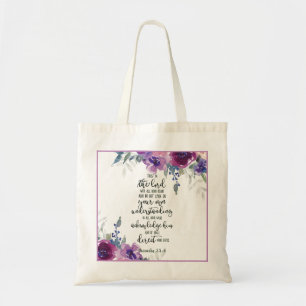 Tote Bag Fleur de confiance dans le Seigneur