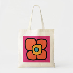 Tote Bag Fleur de printemps rétro