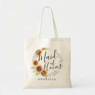 Tote Bag Fleur de tournesol  Maid of Honor