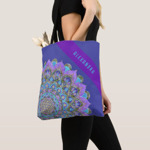 Tote Bag Fleur De Vie - Mandala India Style 2