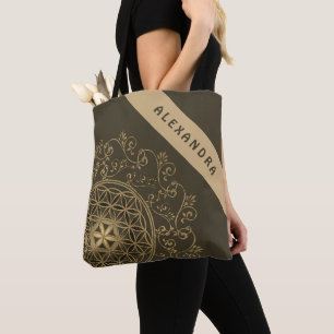 Tote Bag Fleur De Vie - Ornements Vintages Mandala 2