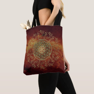 Tote Bag Fleur De Vie - Ornements Vintages Mandala 2