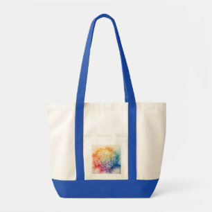 Tote Bag Fleur de vie - Peinture aquarelle