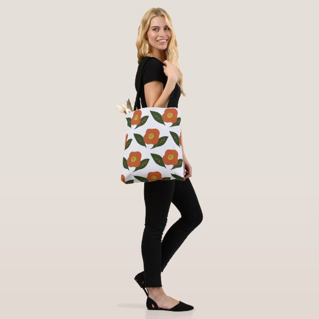 Tote Bag Fleur d'hiver (Sur le modèle)