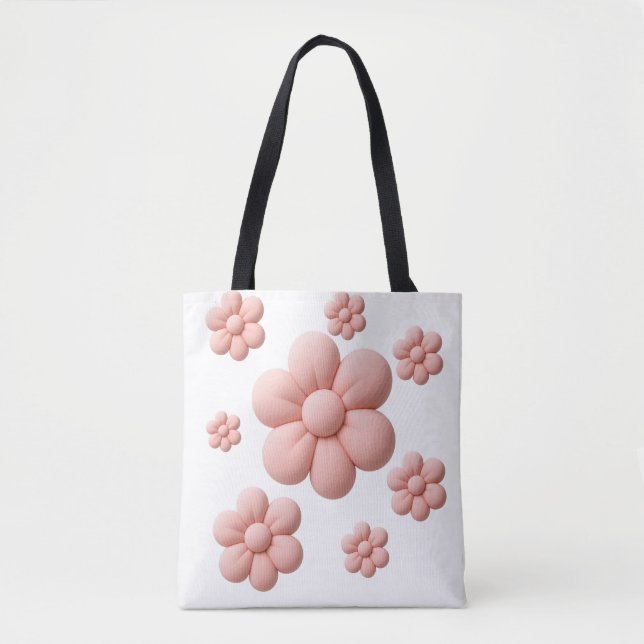 Tote Bag Fleur douce Une douce touche de nature (Devant)