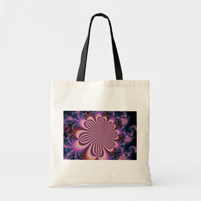 Tote Bag Fleur - Fractale (Devant)