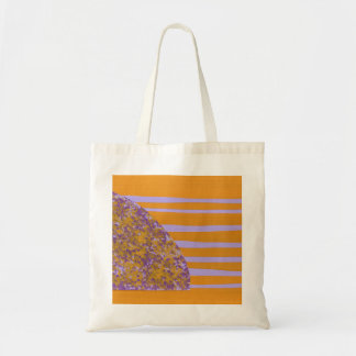Tote Bag Fleur jaune violette