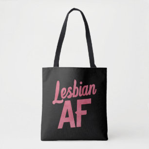 Tote Bag Fleur lesbienne AF Fierté LGBT Gay Love Parade