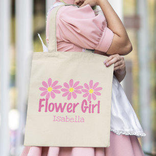 Tote Bag Fleur mignonne Fille Rose Faisy Personnalisé Maria