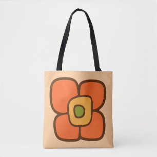 Tote Bag Fleur rétro de printemps