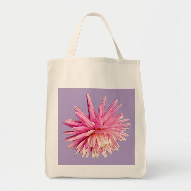 Tote Bag Fleur rose (Devant)