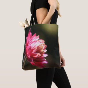Tote Bag Fleur Rouge Au Soleil