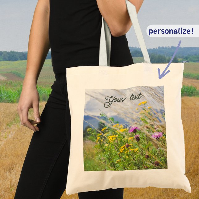 Tote Bag Fleur sauvage d'été Meadow (Créateur téléchargé)