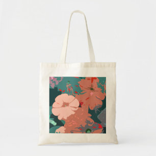 Tote Bag Fleur sauvage Floral Mariages Bridesmaid Cadeau Fa