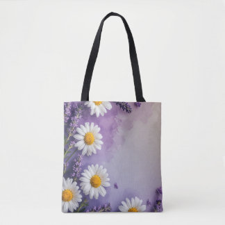 Tote Bag Fleur sauvage pourpre Meadow Fourre-tout