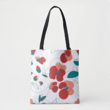 Fleur sauvage Wonderland | motif de fleurs stylisé