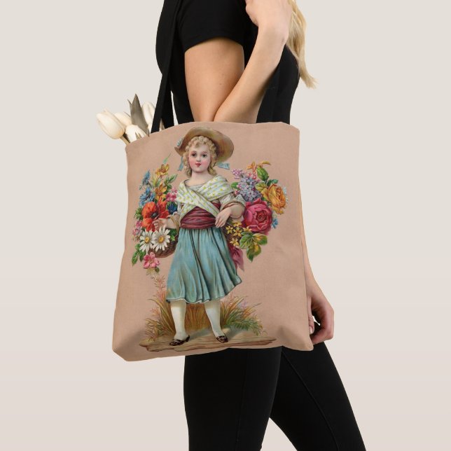Tote Bag Fleur victorienne (De près)