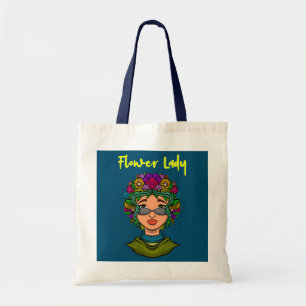 Tote Bag Fleuriste Plante Lady Fleur Lady Fleurs