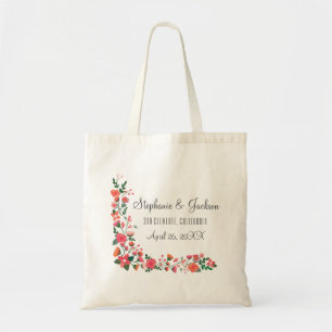 Tote Bag Fleurs à main