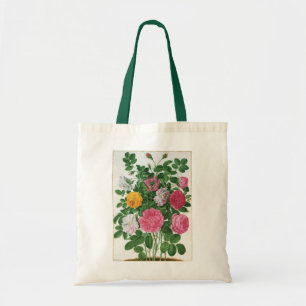 Tote Bag Fleurs anciennes en fleurs, roses de jardin de pri