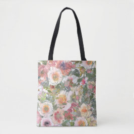 Tote Bag Fleurs aquarelles