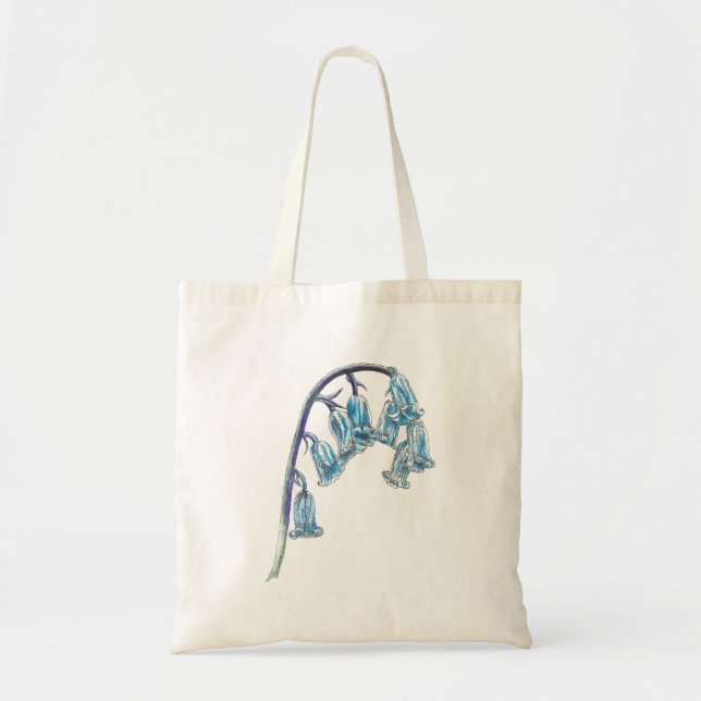Tote Bag Fleurs Bluebell (Devant)