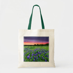 Tote Bag Fleurs   Bluebonnets à Sunset Texas