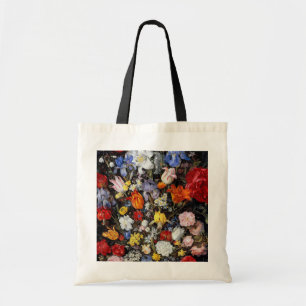 Tote Bag Fleurs dans un vase en bois, Jan Brueghel l'Ancien