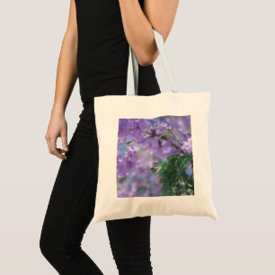 Tote Bag Fleurs d'arbre pourpres Jacaranda