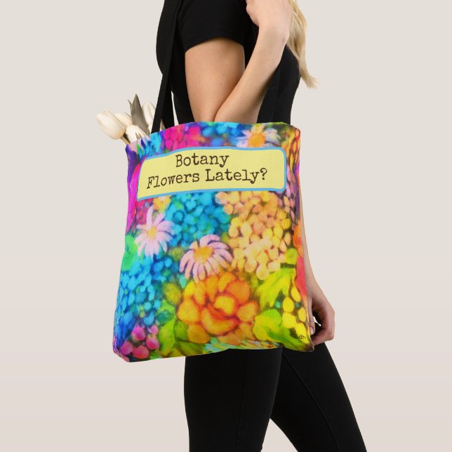 Tote Bag Fleurs de botanique ces derniers temps ? Art origi (De près)