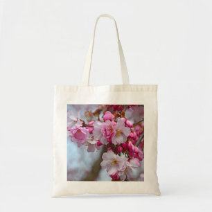 Tote Bag Fleurs de cerisiers roses