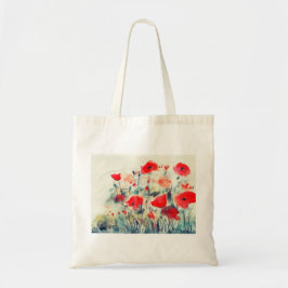 Tote Bag Fleurs de coquelicot