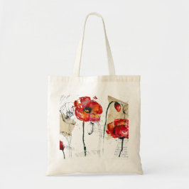 Tote Bag Fleurs de coquelicot