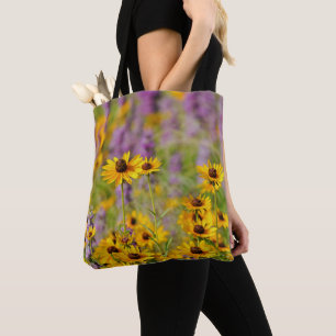 Tote Bag Fleurs de foi Fleurs sauvages jaunes Fourre-tout P