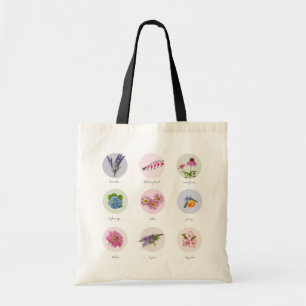 Tote Bag Fleurs de Nouvelle-Angleterre