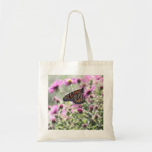 Tote Bag Fleurs de prés papillons et violets