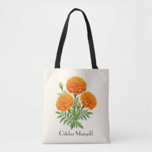 Tote Bag Fleurs de Souci d'Octobre